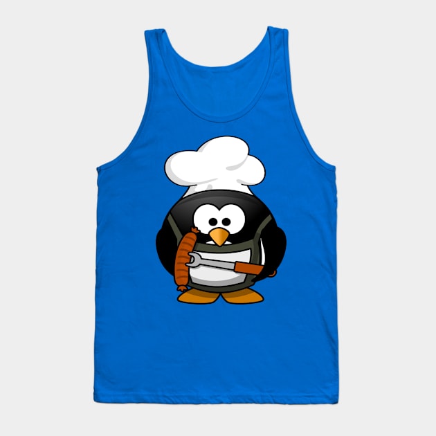 Penguin chef Tank Top by Totallytees55